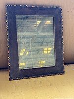 Front view full mirror with frame