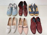 Overview of all six pairs laid out