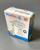 Front of sealed WaxVac box