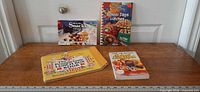 Group shot of four children’s cookbooks on tabletop