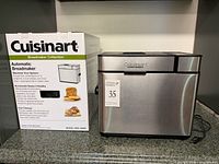 Breadmaker beside original box