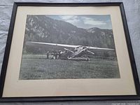 Full view of framed photograph