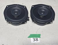 Front view of both 5" coaxial speakers