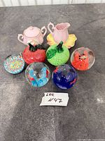All seven items arranged together showing variety