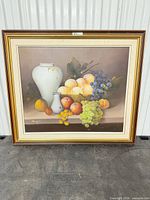 Framed painting full view