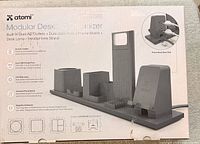 Front of box showing product image and feature list