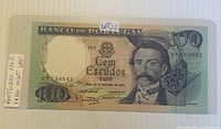 Obverse of banknote with serial FT10542 and portrait