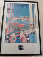 Full view of framed Night Flowers print