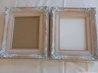 Front view of both frames side by side