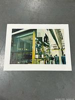 Full view of unframed screenprint with margins