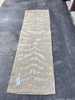 Full view of carpet runner laid flat