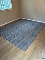 Full view of rug showing pattern and color