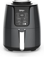 Front view of Ninja air fryer showing control panel and handle