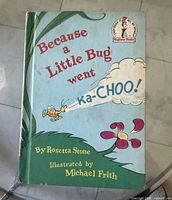 Front cover showing title, author, illustrator, and graphics
