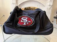 Front view showing SF embroidered logo and overall bag condition