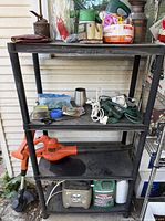 Full view of shelving with all outdoor goods