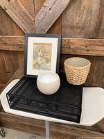 All four items arranged together showing relative sizes and materials