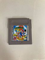 Front of Nintendo Game Boy cartridge showing label