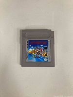 Front view showing Super Mario Land label and cartridge face