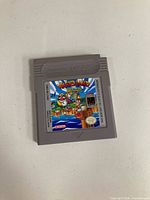 Front view of Nintendo Game Boy cartridge with Wario Land label
