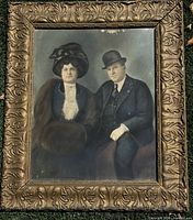 Full view of framed portrait