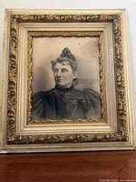 Full view of framed portrait