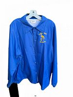 Front view of blue Auburn Sportswear jacket with Fremont Older logo