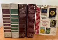 Front spines of all six volumes
