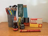 All items overview on desk