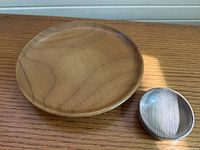 platter top view with bowl