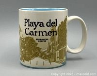 Front view showing Playa del Carmen street scene graphic and Starbucks logo