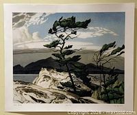 Full view of giclee print showing complete image and white border