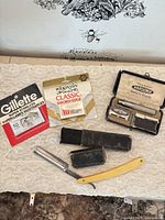 Overview of all razors, blade packs, sleeves