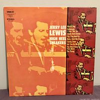 Front view of album jacket displaying artwork and titles