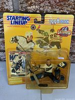 Front view of sealed Starting Lineup 1998 Olaf Kolzig figure package