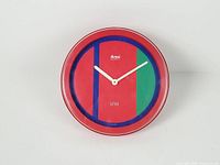 Full front view of Dumai Slimline wall clock