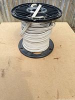 Full view of partial wire spool