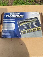 Box lid showing Mastercraft Maximum branding