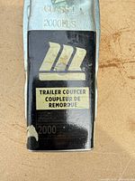 Top view showing Class 1 and 2000 LBS markings on steel body and product label