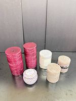 Group view of all six candles