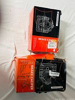 Two A-Premium brake caliper boxes showing quantity and packaging