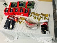 Overview of all items on table