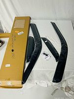 Sealed visors beside original Lighttronic box