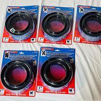 Five sealed Ride Effex spacer packages displayed