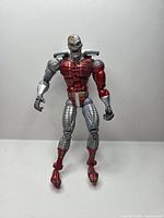 Front view of Deathlok figure showing painted details and articulation