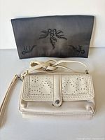 Front view of both bags showing design details