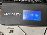 Creality control box showing blue touchscreen interface