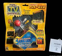Front view of sealed Namco Pac-Man Plug & Play TV Games packaging