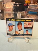 Front view of the 1966 Topps #236 card on stand