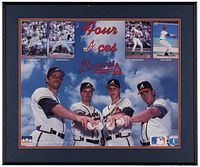 Framed Four Aces Braves poster front view